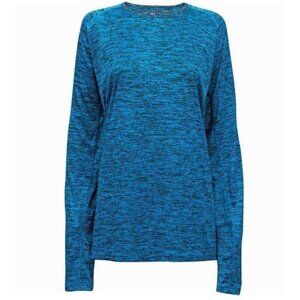West Marine Blacktip Medium Mens Fishing Shirt Blue Long Sleeve UPF 30+ Tech NEW